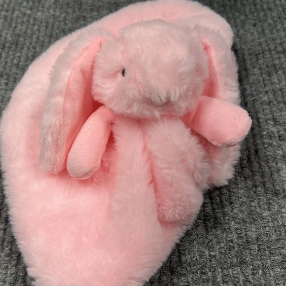 Apricot Lamb Lovey Security‎ Blanket Pink Bunny 13x13 Stuffed Animal Toy Plush - Picture 13 of 16
